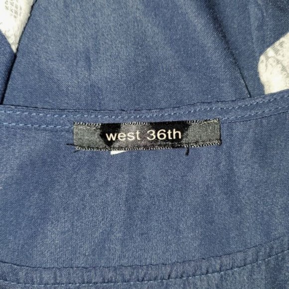 West 36th Mini Peasant Dress, Statement Sleeves - Small - Picture 3 of 3